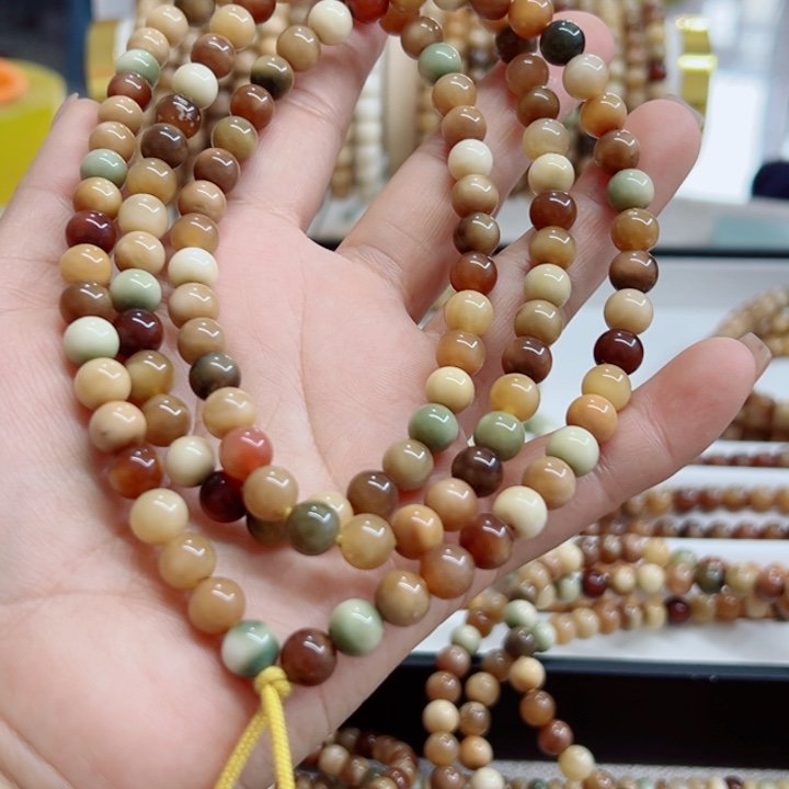 用***9手串龙脊菩提卡8圆多宝长