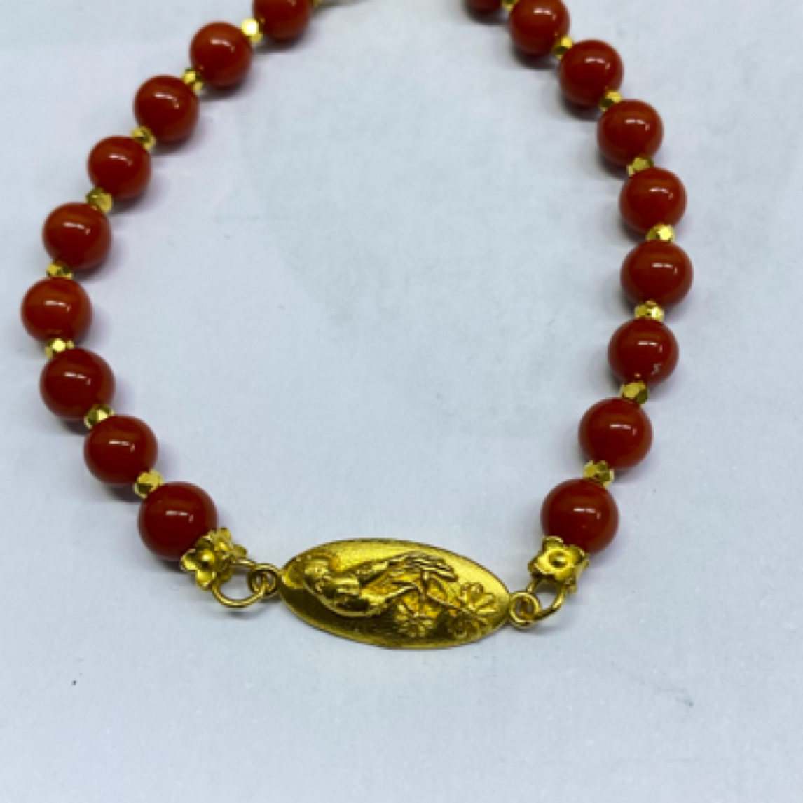 【薇心选黄金珠宝】足金饰品足金手链