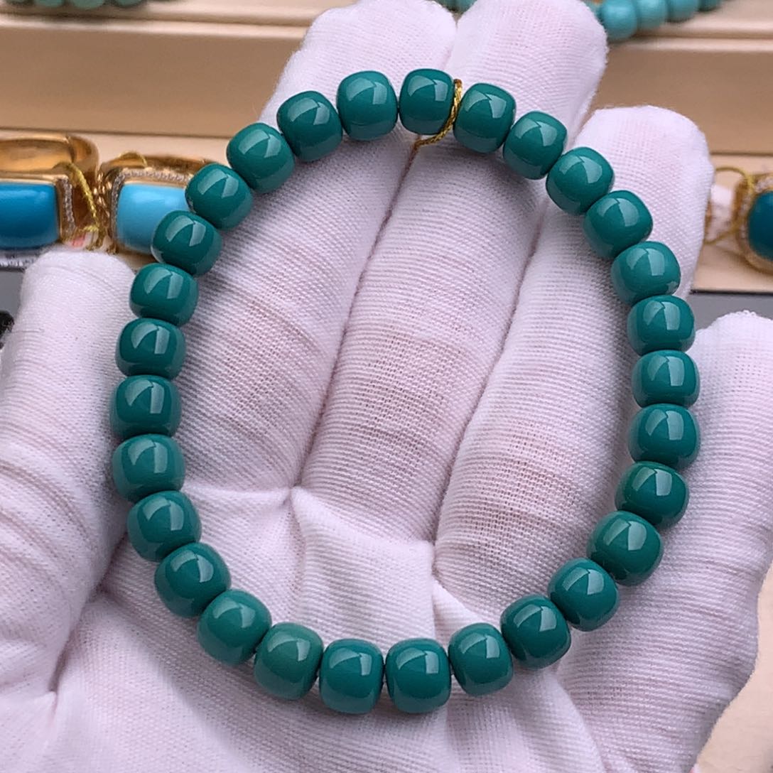 绿松石珠宝奇石未镶嵌?*甜