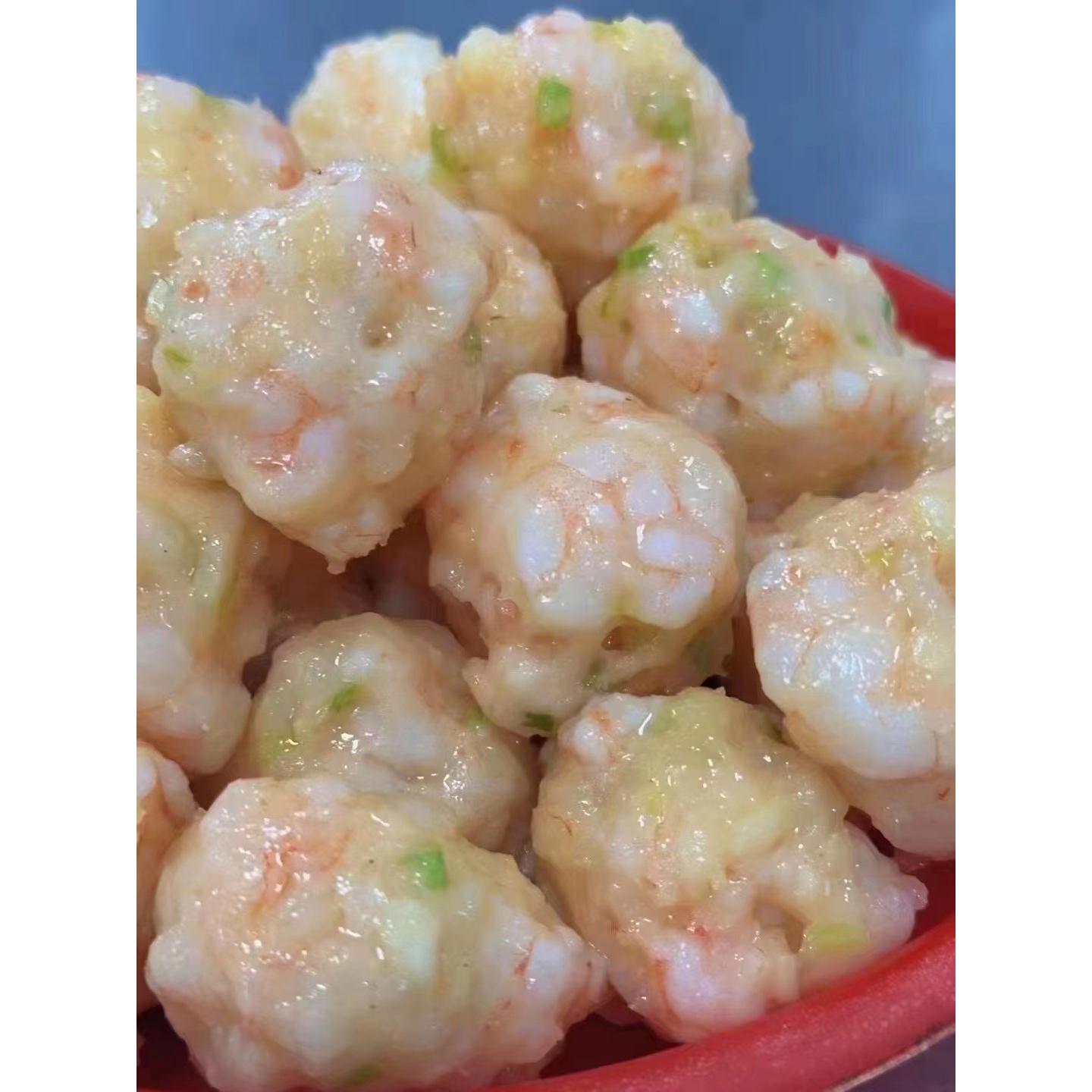 潮汕手工现拍虾丸