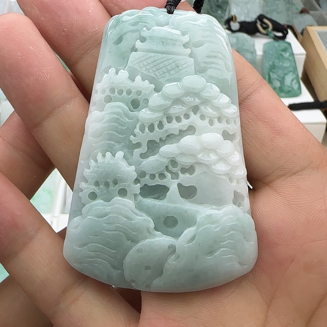 颈饰未镶嵌翡翠翡翠