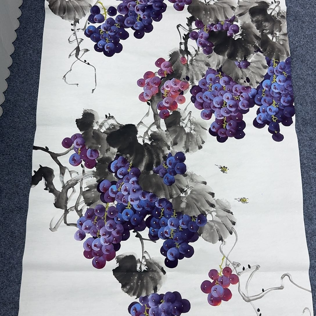 国画国画作品宣纸纯手绘