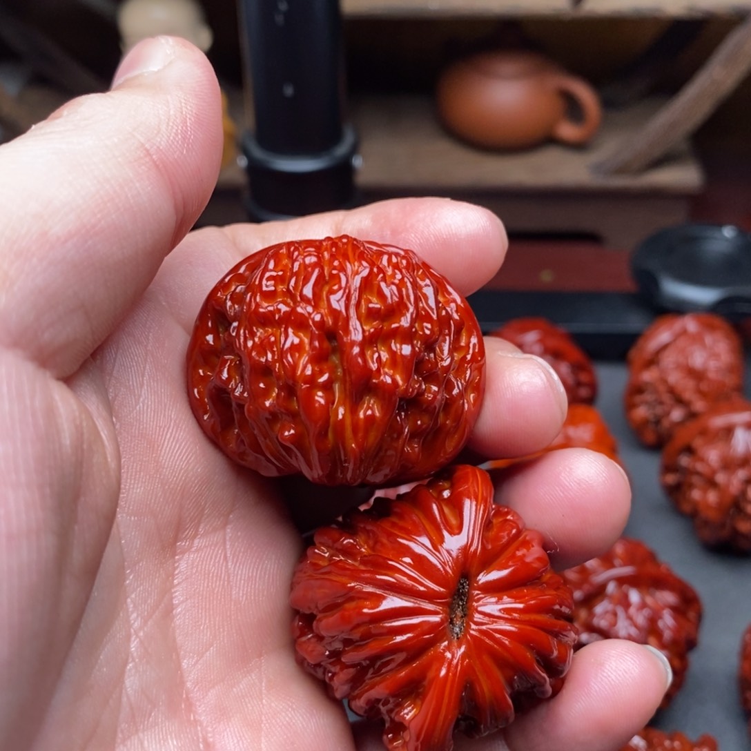 吊坠文玩核桃梦*狗38四座楼