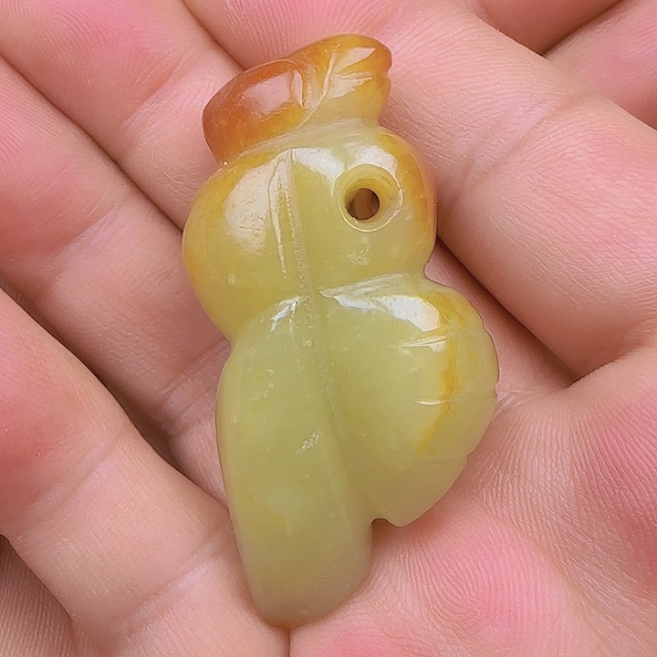 和田玉吊坠(不含链)未镶嵌