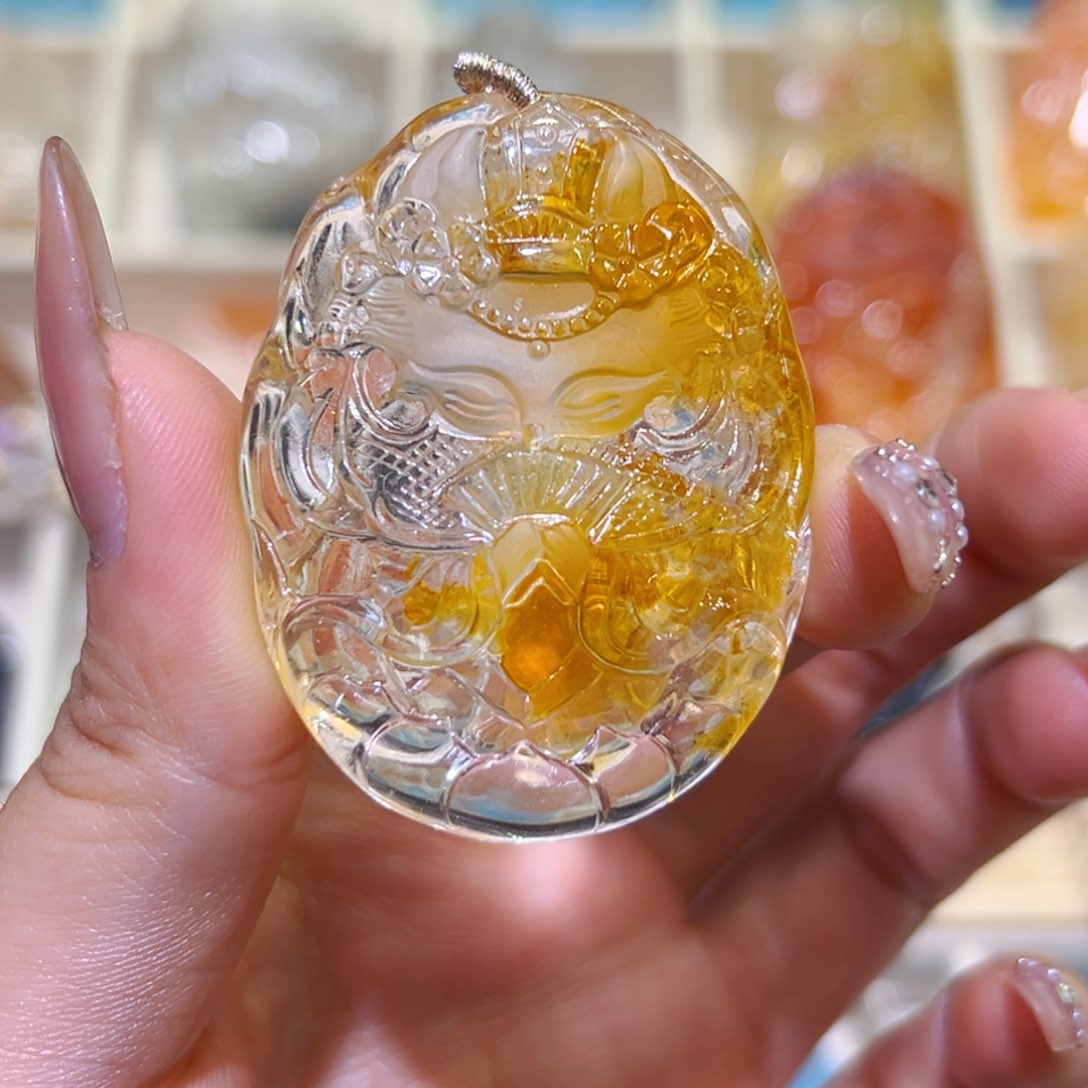 颈饰未镶嵌紫晶水晶