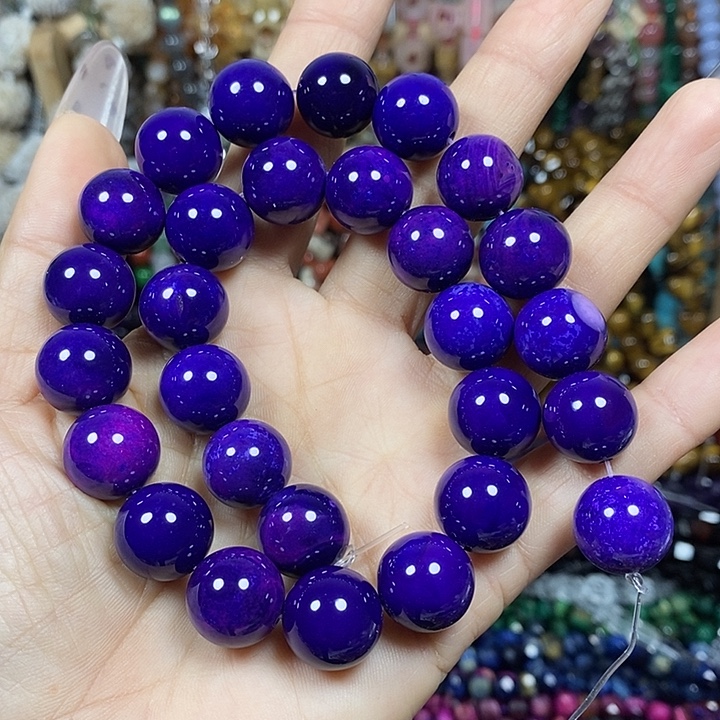 玛瑙/玉髓未镶嵌珠宝半成品地球玛瑙卡14mm