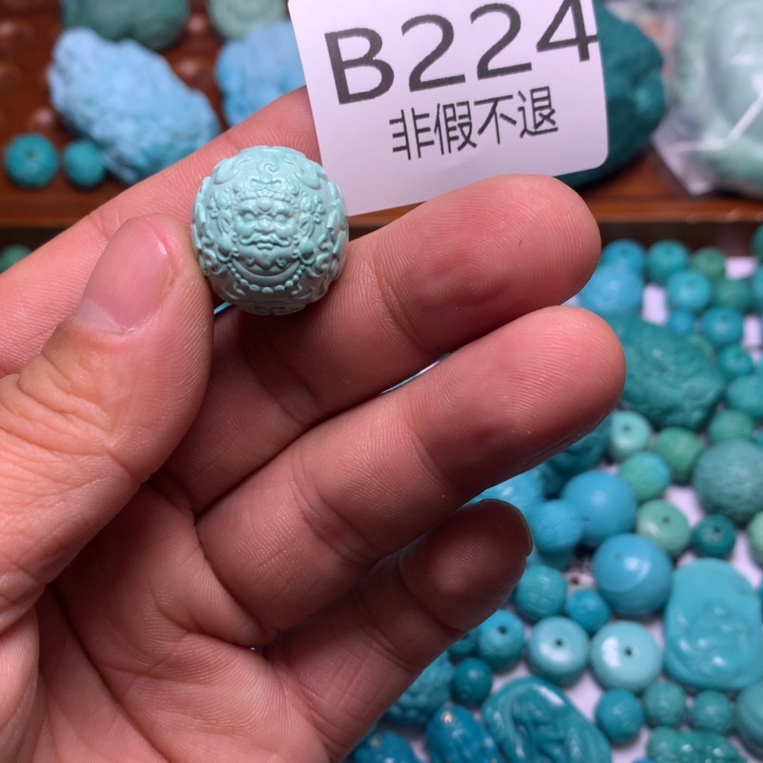 绿松石珠宝奇石未镶嵌