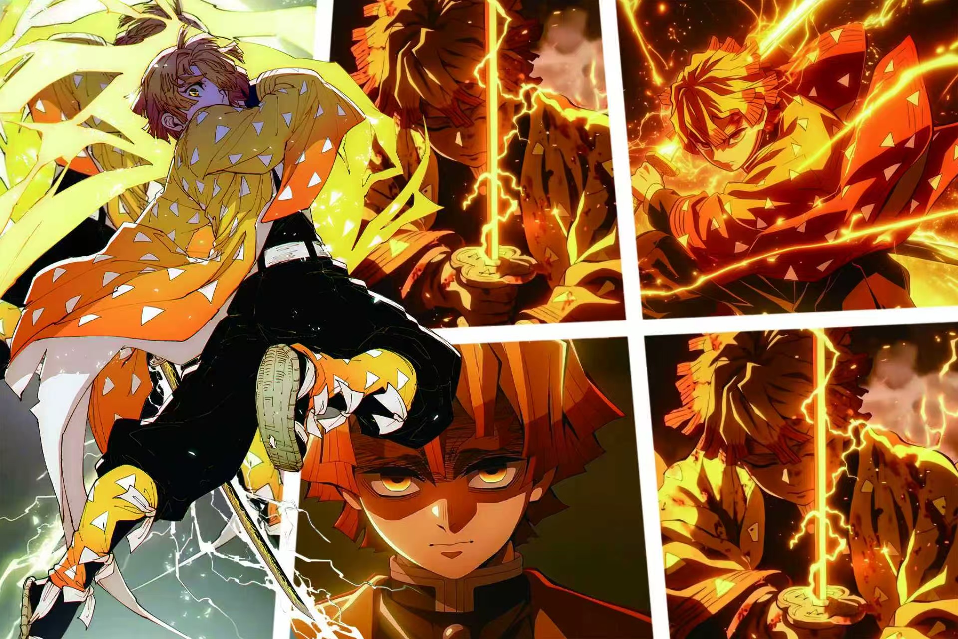 《鬼灭之刃》周边动漫二创 高清亚克力水晶砖12*8*1.5插队链接