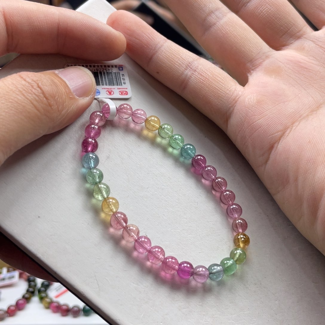 碧玺手串未镶嵌6mm.mmmmmmmmm