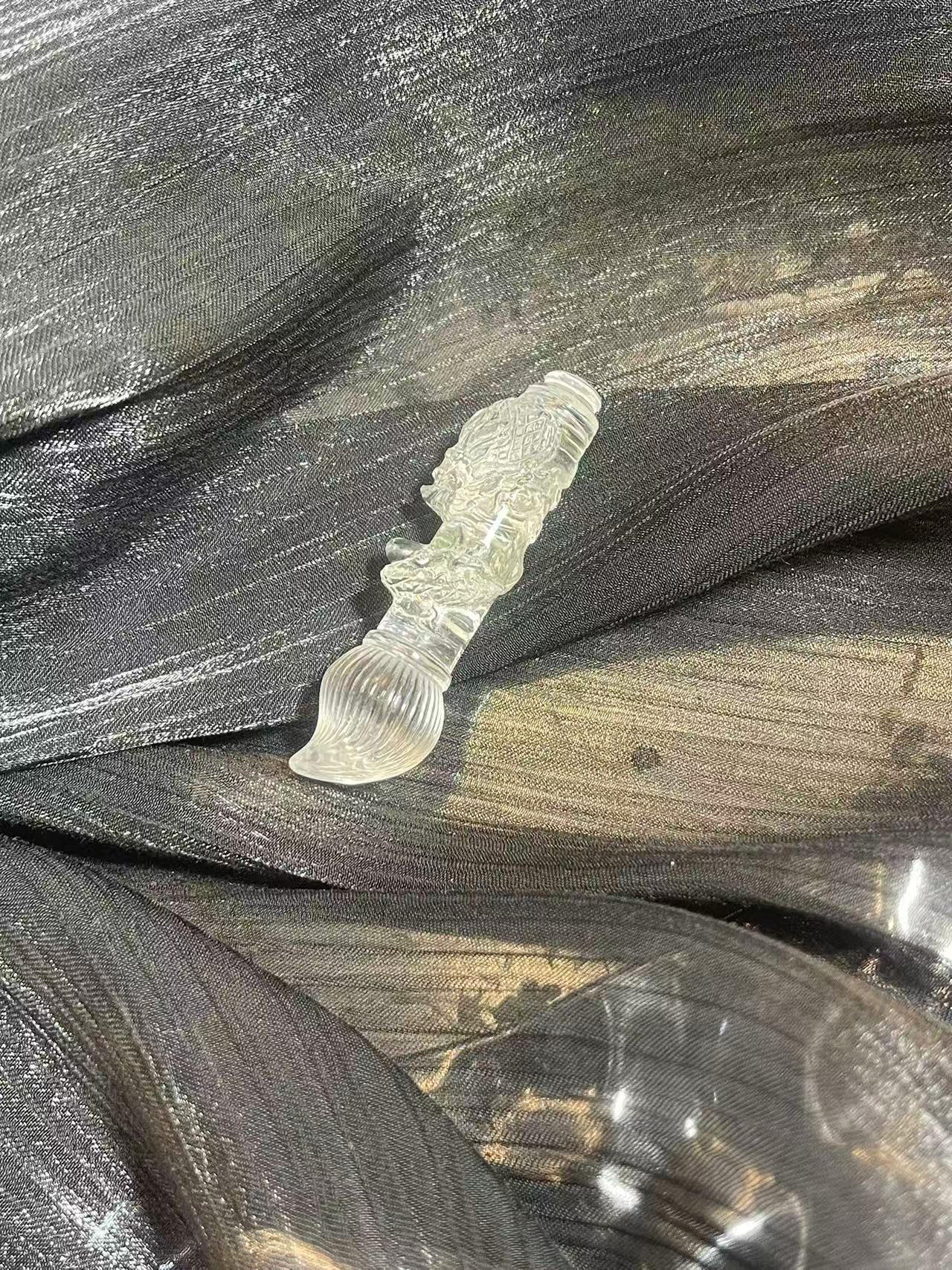 安妮吉-天然白水晶文昌笔造型摆件