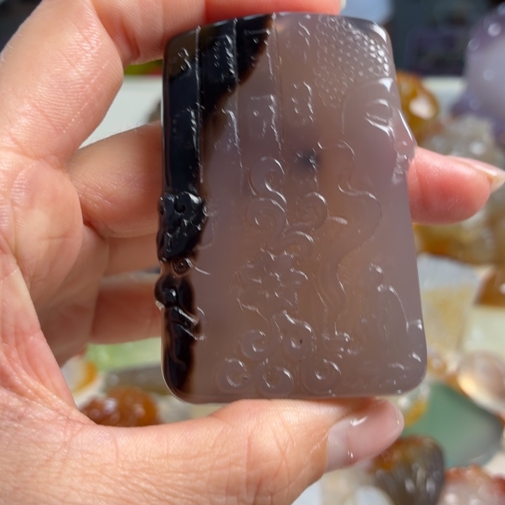 玛瑙/玉髓未镶嵌吊坠(不含链)