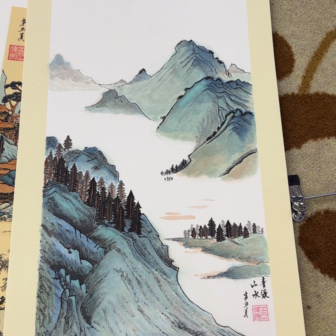 国画30-50卡纸作品艺