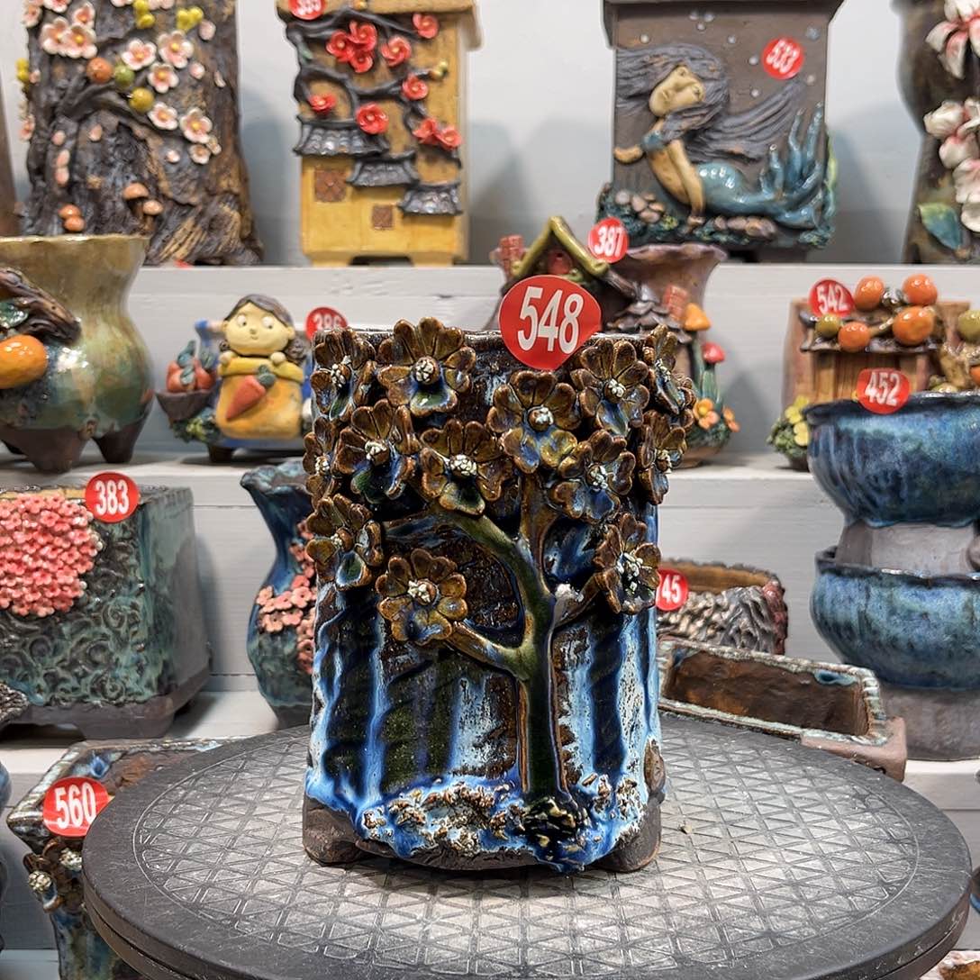 微瑕548 号陶然花器手工花盆