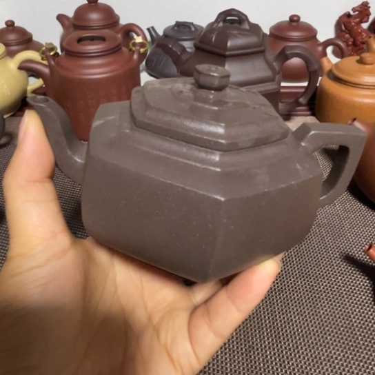 茶壶紫砂青***客紫砂手工制作