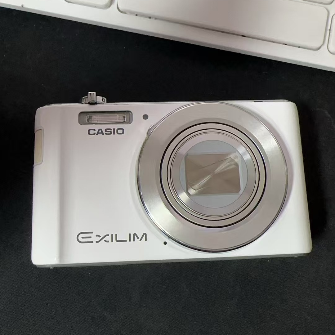 95新 Casio/卡西欧 ZS50白色1610万像素12倍变焦 不参与福袋