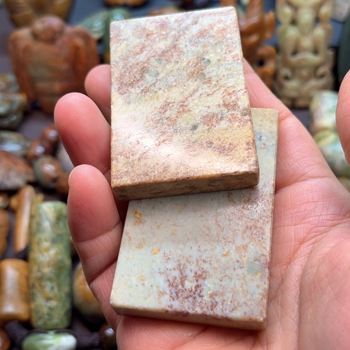 岫岩河磨玉（透闪石质玉）把件未镶嵌