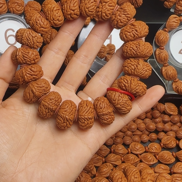 心***忘桃核手串龙纹桃核