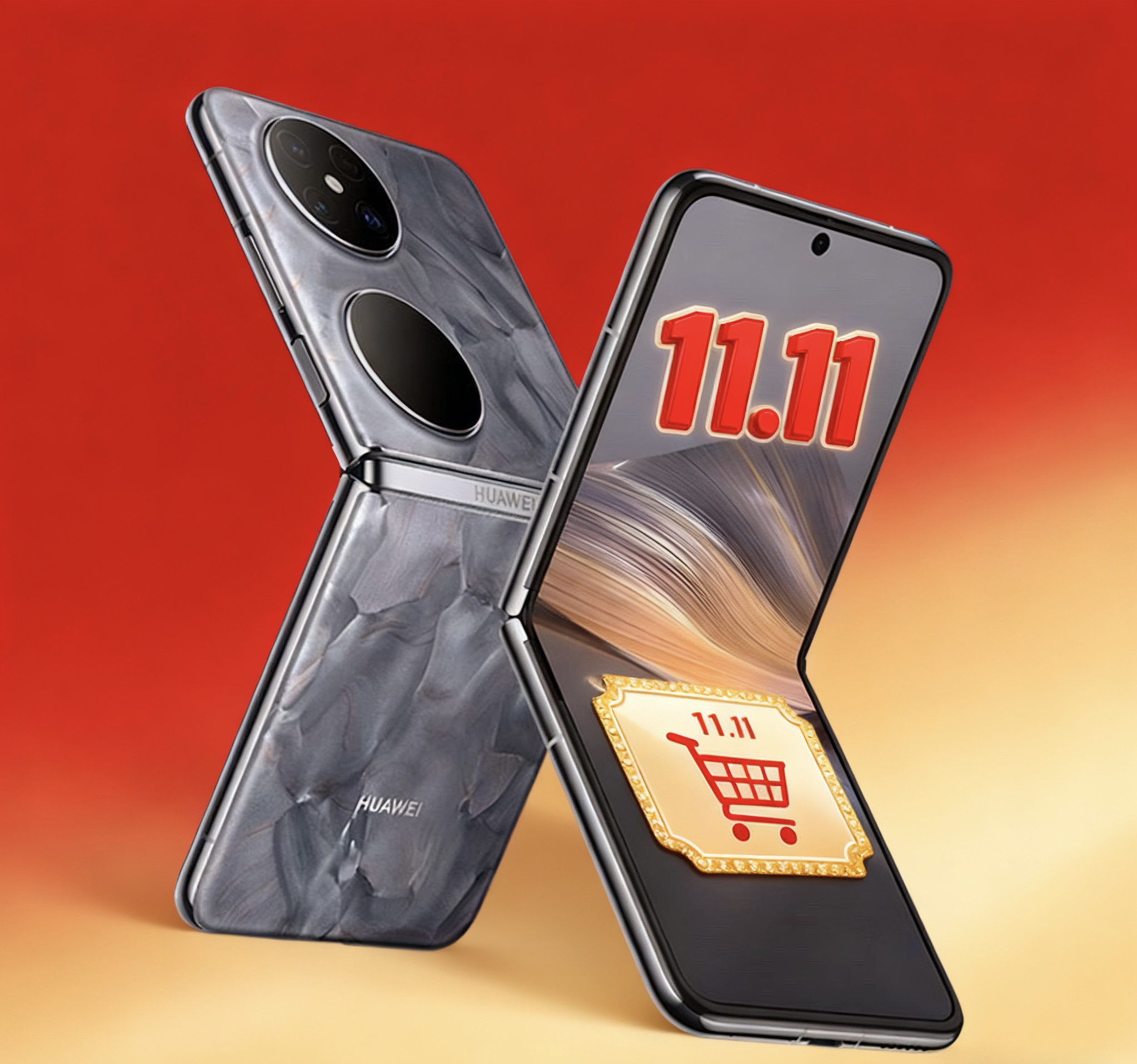 99新 Huawei/华为 [双11特惠]Pocket 2全焦段XMAGE四摄手机