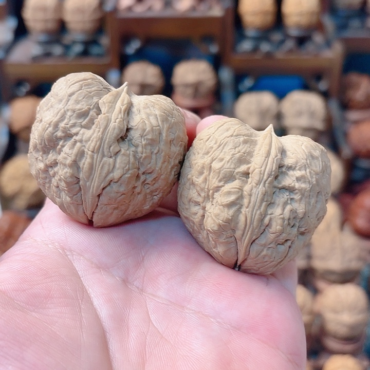 文玩核桃把件金锭子43