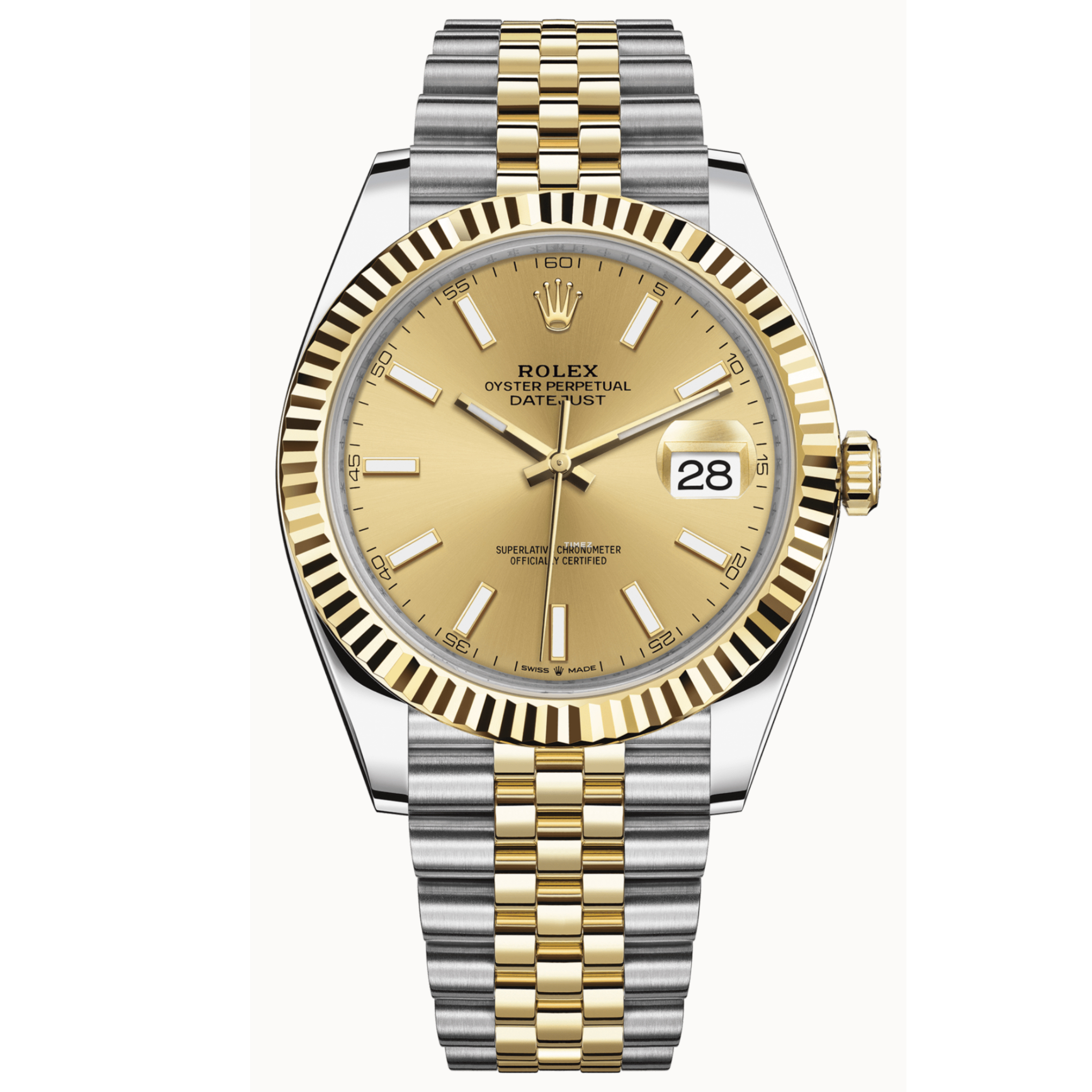 99新 Rolex/劳力士 深圳名典/ 126333—0010金盘条刻/单表