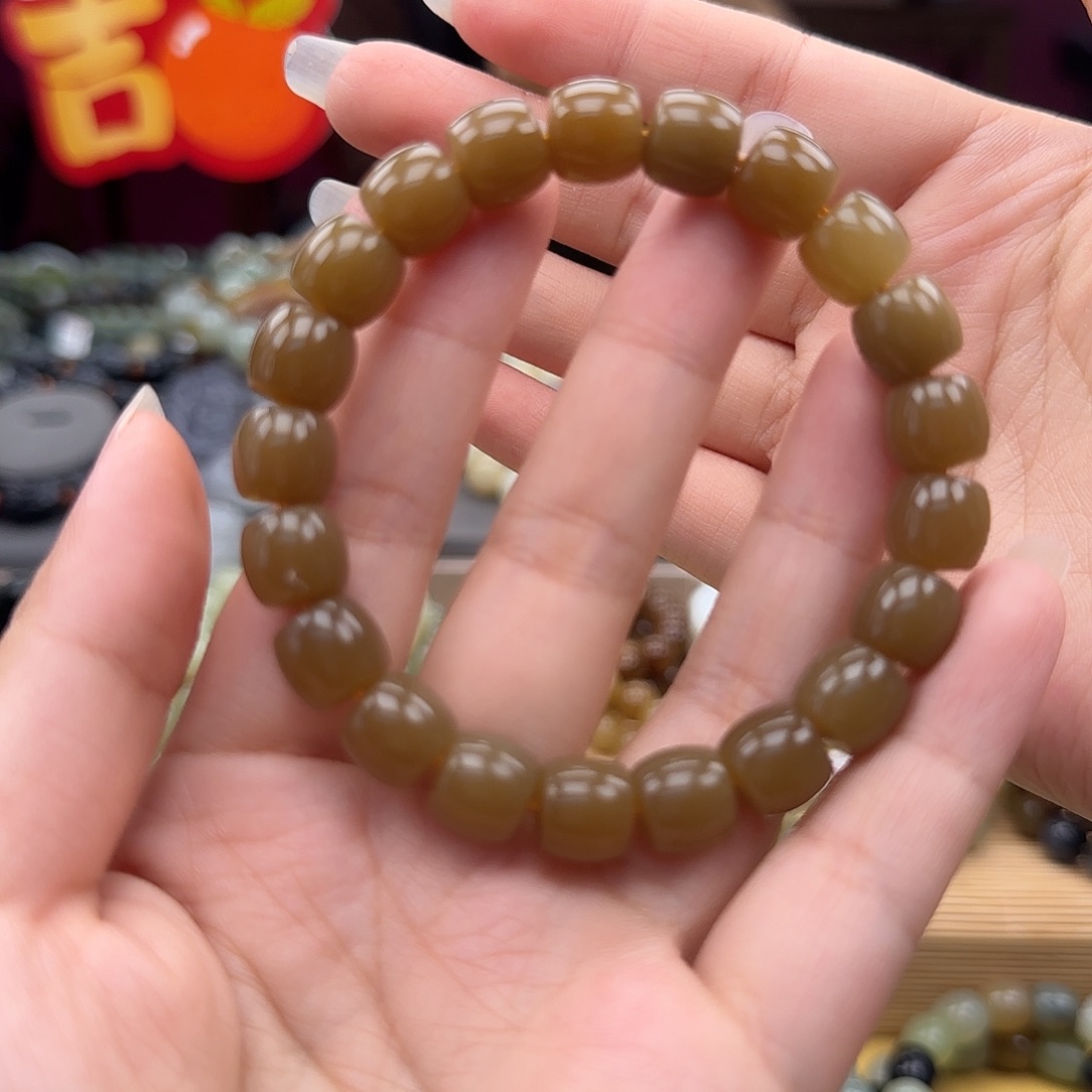 和田玉手链未镶嵌