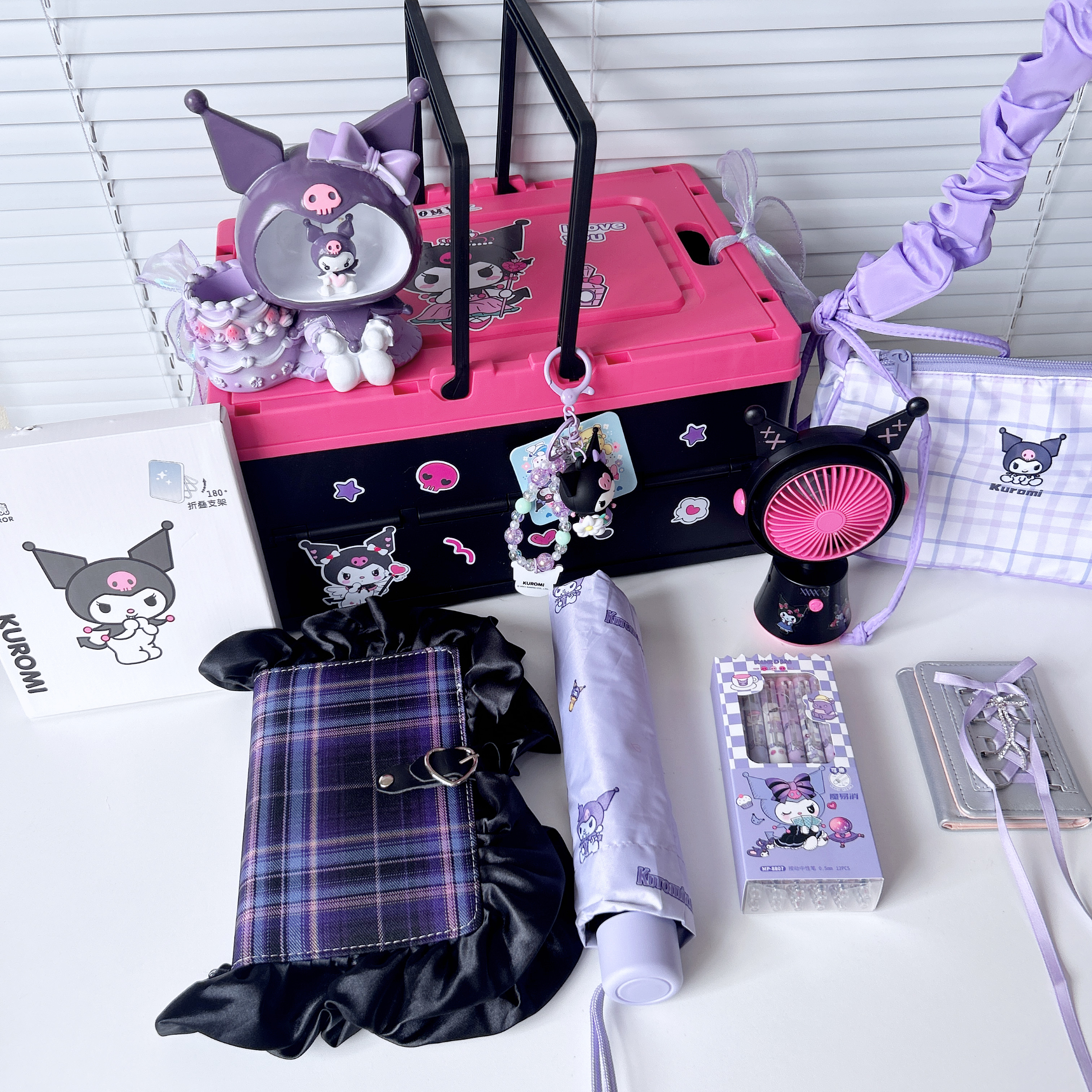 紫色库洛米生日礼物礼盒高品质儿童实用收纳箱送女孩惊喜礼物