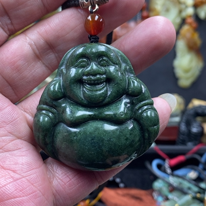 【闪购商品】蛇纹石玉吊坠未镶嵌