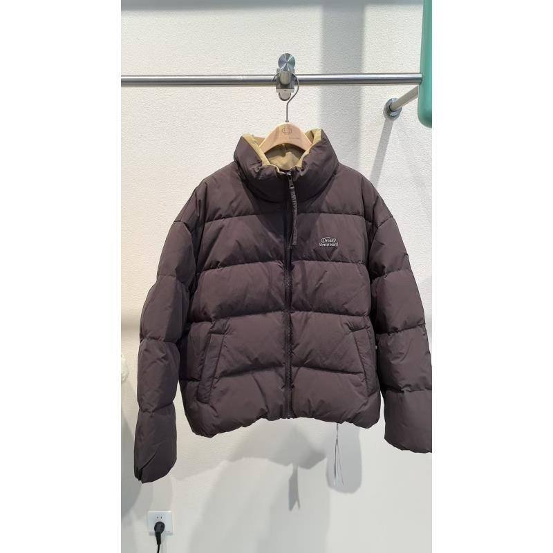 柚丁立领刺绣防水小个子白鸭绒短款运动女装休闲9A52Y27568