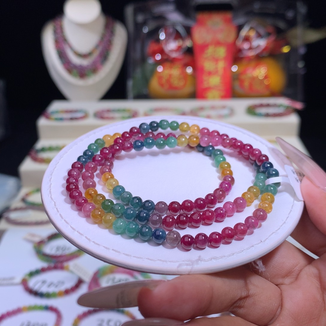 碧玺手链未镶嵌碧玺