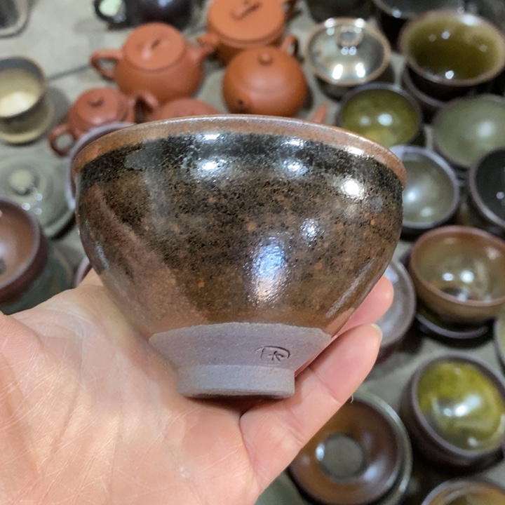 灵***溪茶盏建阳建盏微瑕柴烧