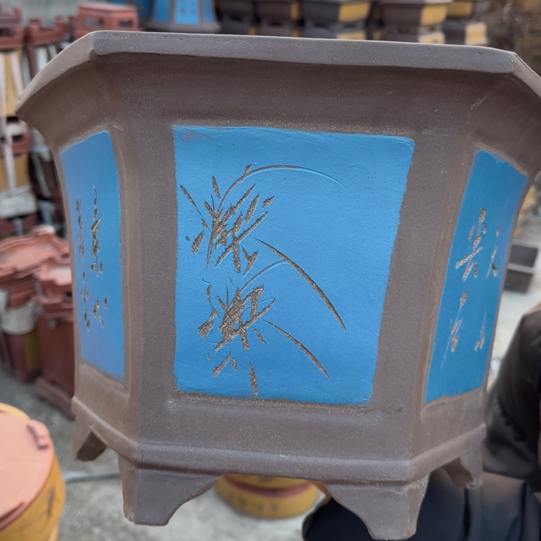 花盆紫砂口径33.21口径