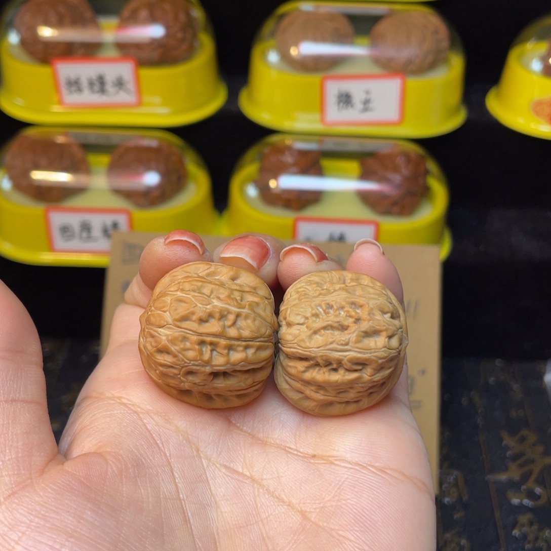 文玩核桃把件清*33铁锤