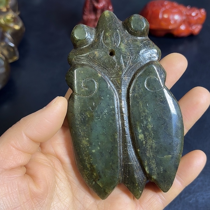 把件白玉菩提一个一个