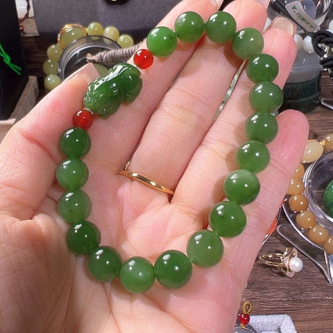 和田玉手链未镶嵌