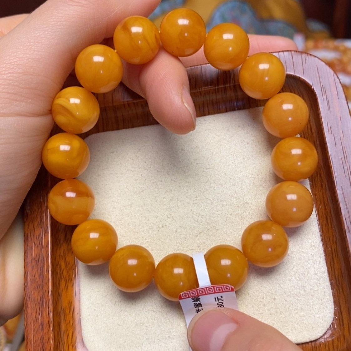 【闪购商品】蜜蜡手链未镶嵌手串