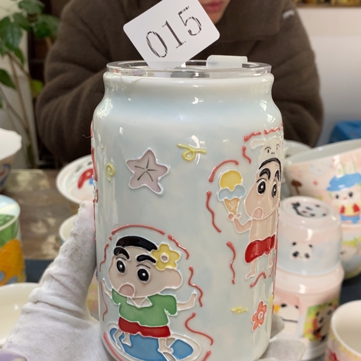 杯景德镇釉下彩手绘