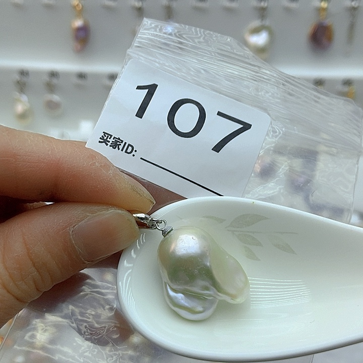 淡水珍珠颈饰银S925镶嵌