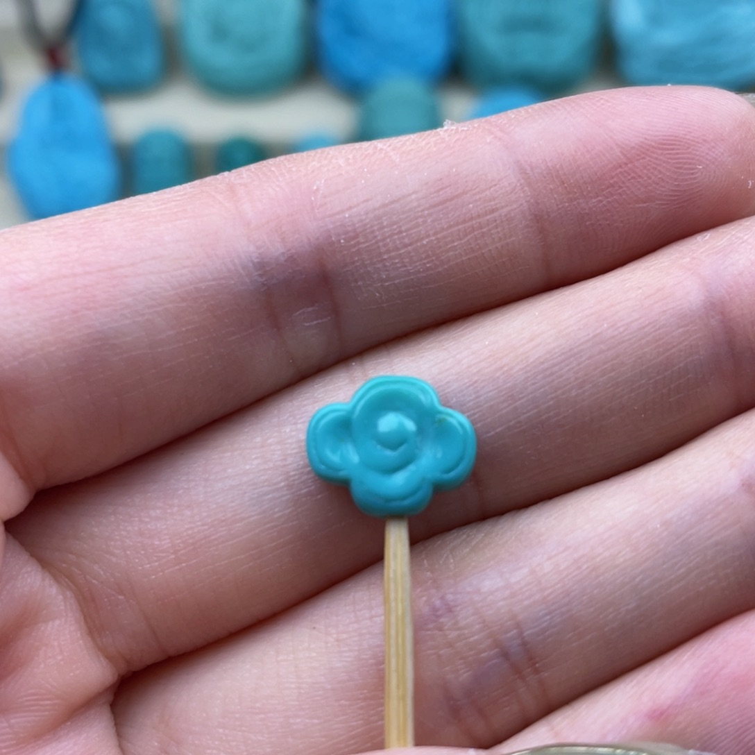 绿松石珠宝奇石未镶嵌