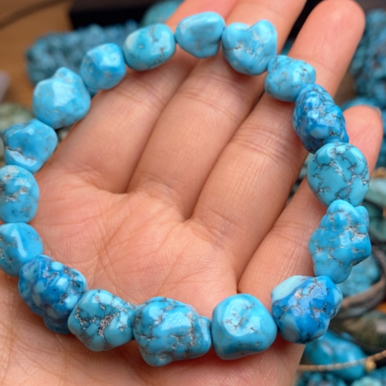 【闪购商品】绿松石珠宝半成品未镶嵌