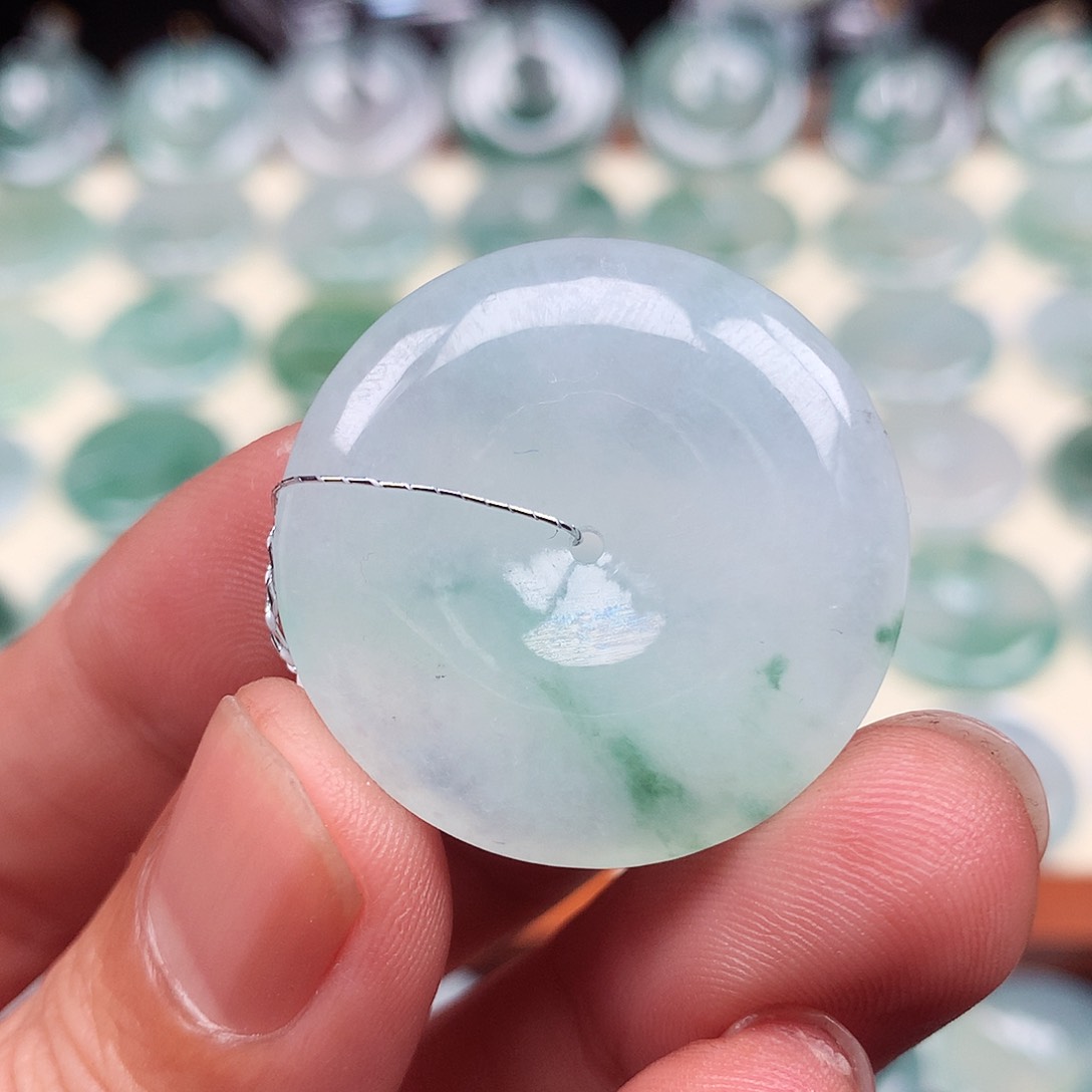 颈饰未镶嵌翡翠30.8-5.8mm