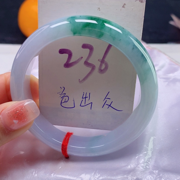 翡翠手镯未镶嵌缅甸天然a货翡翠56