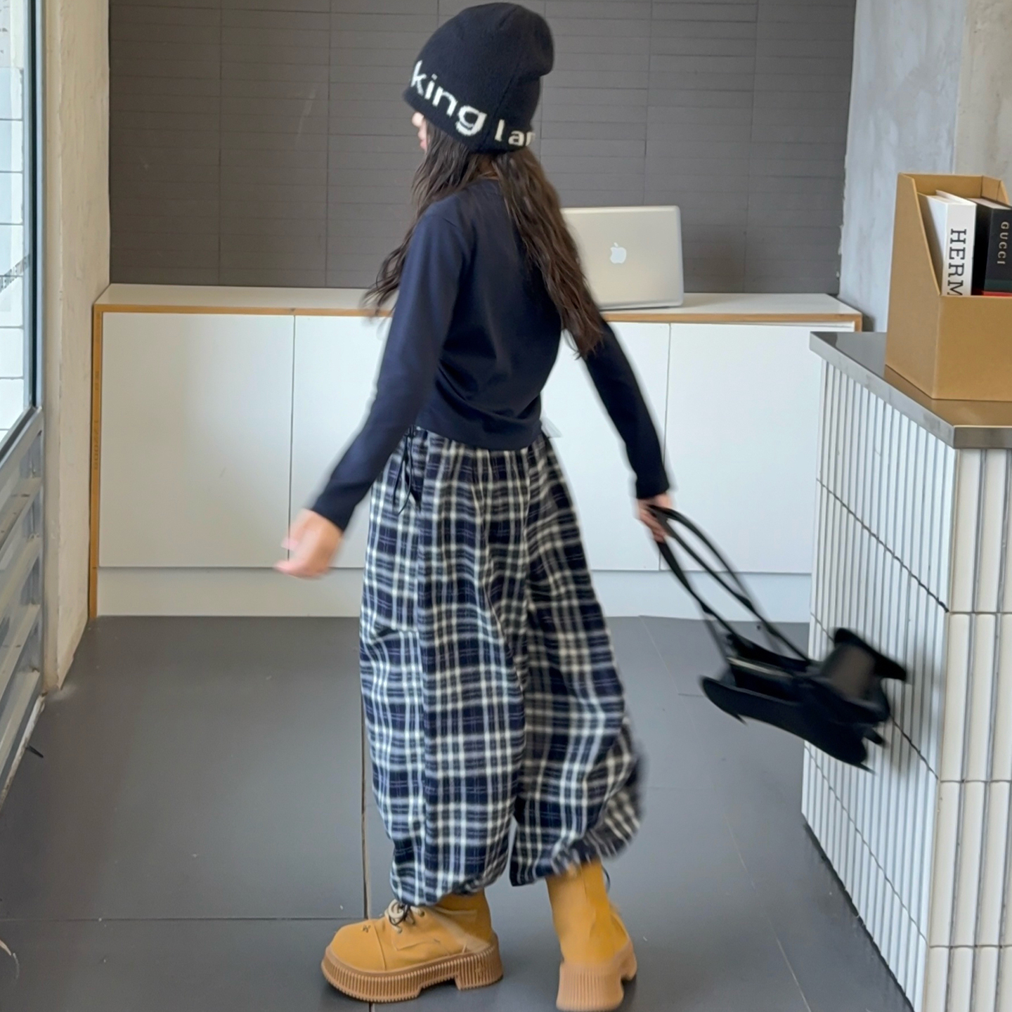 套头春秋休闲风秋季女童套装大童儿童洋气百搭韩版欧美风lulu风