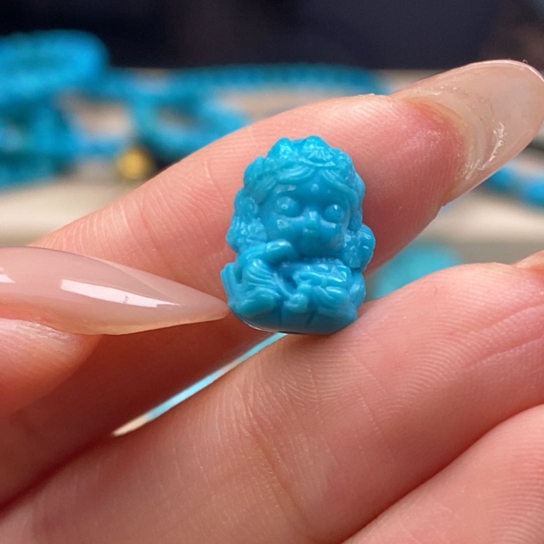 未镶嵌绿松石挂件雨**辰