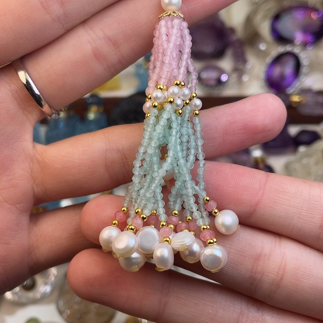 紫晶颈饰未镶嵌天然水晶吊坠869