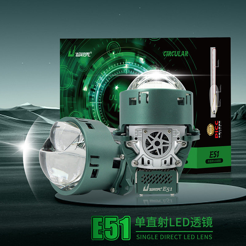 超视界E51单直射LED透镜