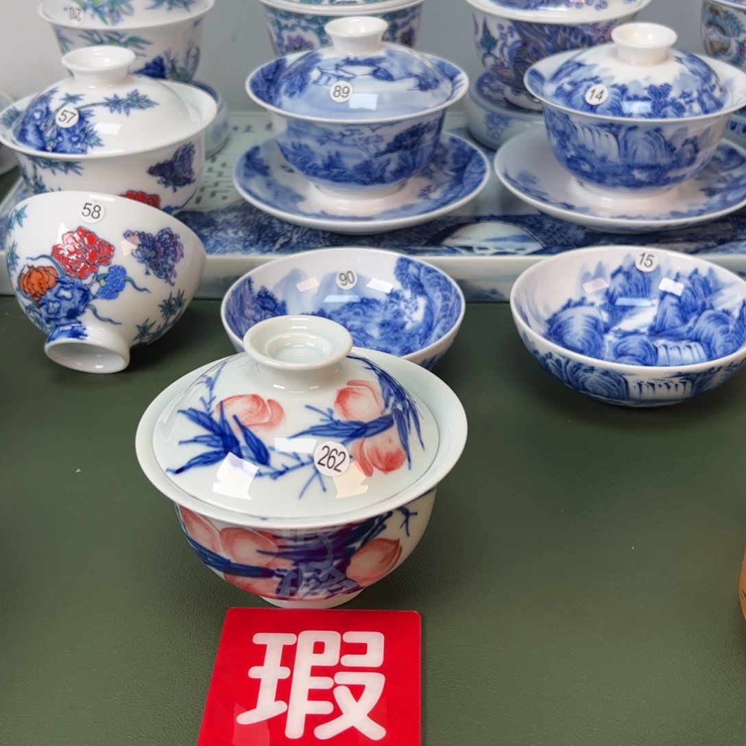 木木景德镇纯手工纯手绘茶具262