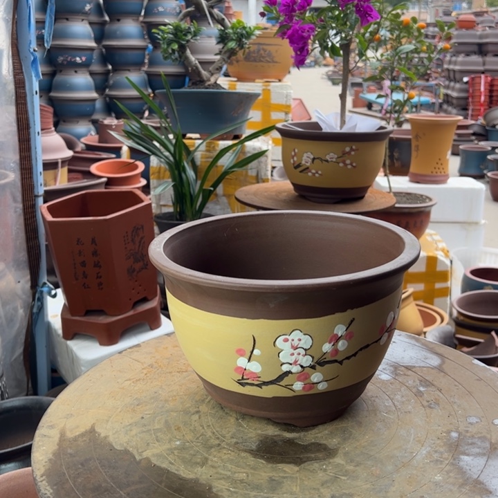 紫砂005小号花盆花盆