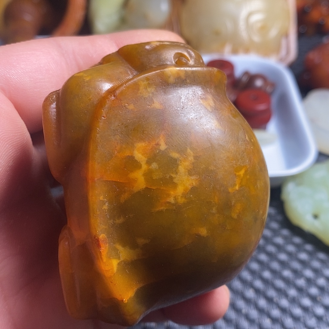 蛇纹石玉合金颈饰