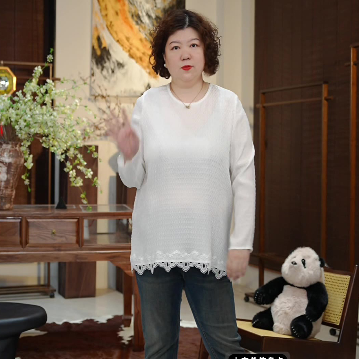 金雀绫【黑白天鹅】桑蚕丝极简风纯色显瘦加宽加大衬衫SZA3SW598