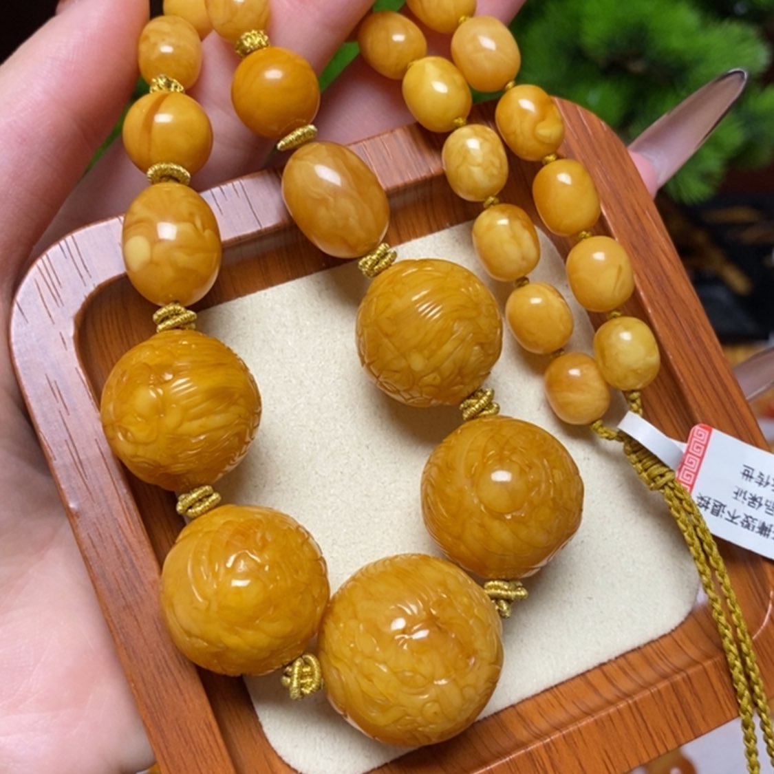 【闪购商品】蜜蜡颈饰未镶嵌项链
